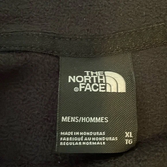 The North Face Men’s black fleece 1/4 zip size XL - Picture 5 of 9